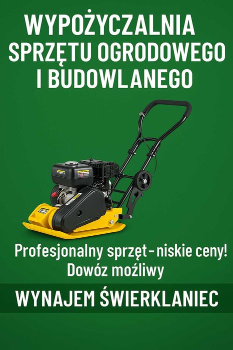 Wynajem Zagęszczarka płytowa 90kg
