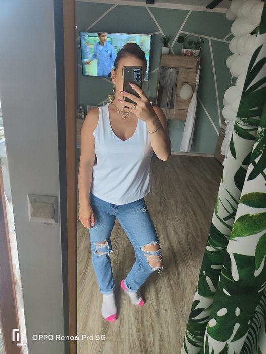 Biała bluzka rozmiar S/M