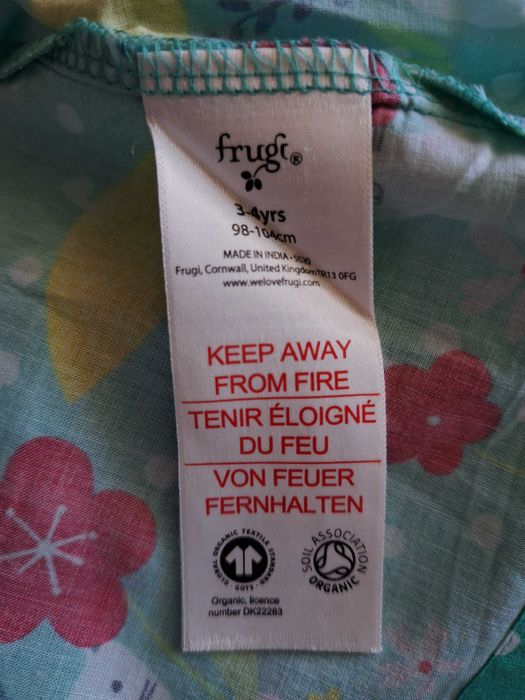 Sukienka dwustronna FRUGI r. 98/104 (3-4 lata) - NOWA