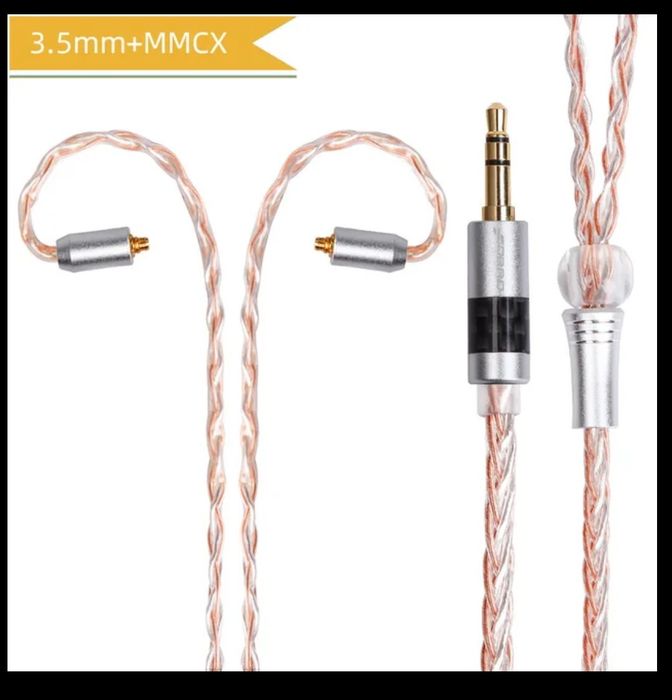 FDBRO Kabel MMCX 3.5mm 8 Rdzeni