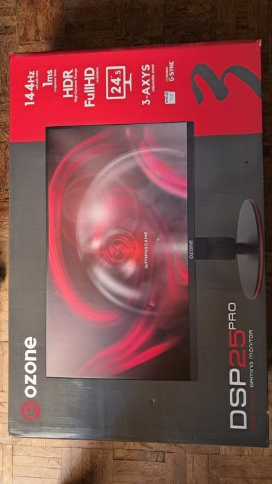 Monitor Gaming Ozone DSP25 Pro 24.5" Full HD 144Hz - Como Novo