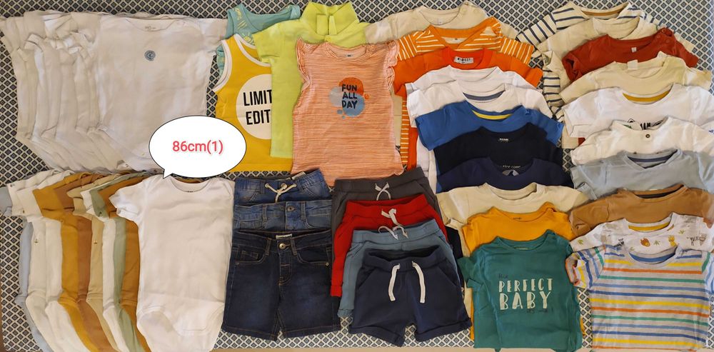 Roupa Bebé - 12 meses (80cm) a 18 meses (86cm)