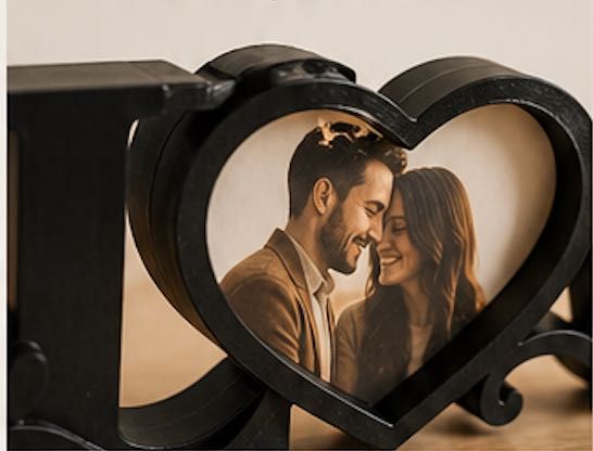Porta-Fotos Love
