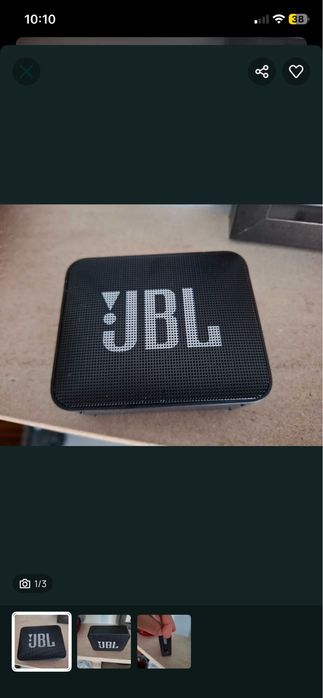 Coluna jbl go como nova pouco usada