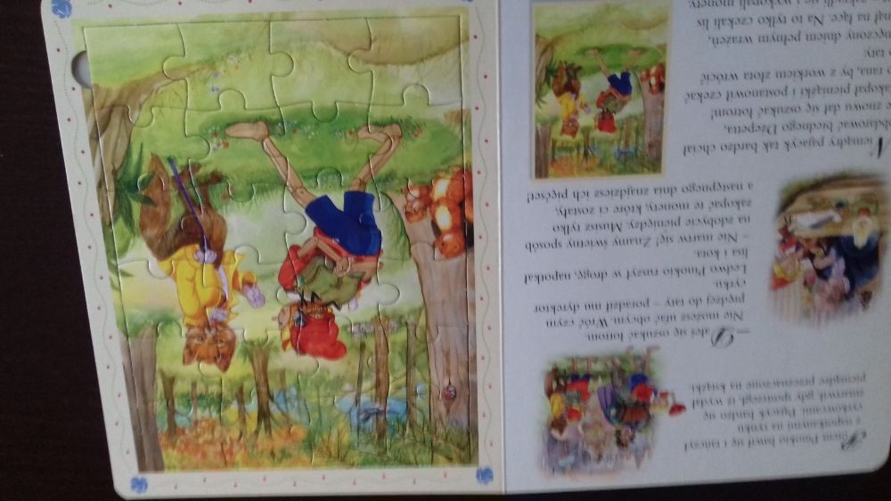 Książka Wróżki Puzzle układanka Bajki