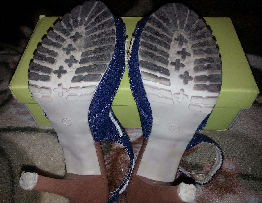 Босоножки / туфли джинсовые. Секси!