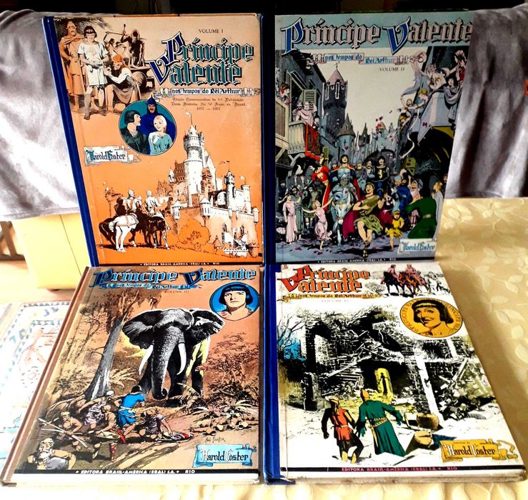 Livros de BD - Harold Foster - Príncipe Valente (Álbuns da EBAL)
