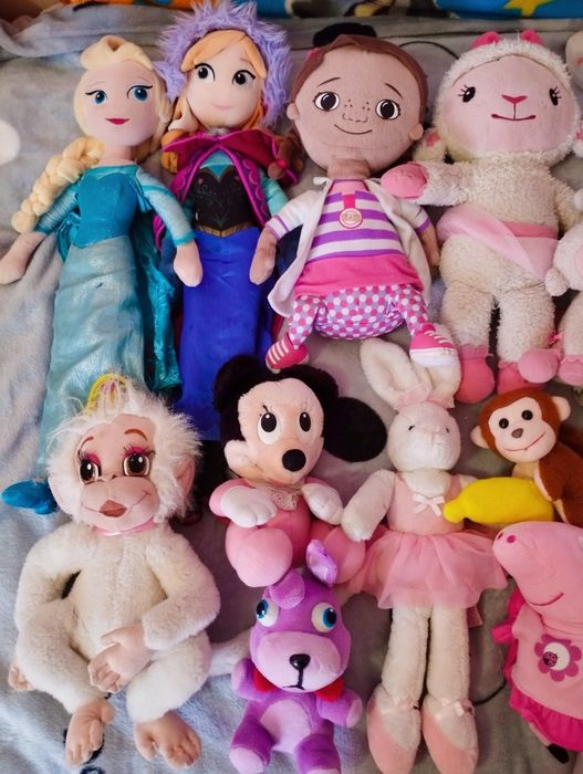 Іграшки disney TU глазастіки доктор Плюшева Єльза котик собачка