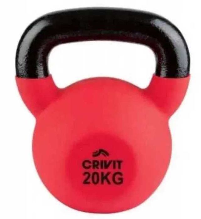 Hantle żeliwne stałe Crivit 1x 20 kg