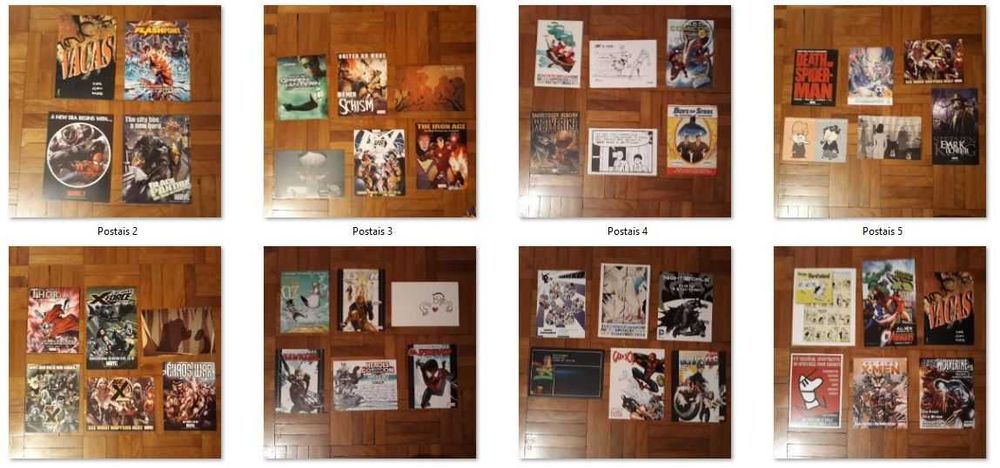 BD - Marcadores para livros e postais