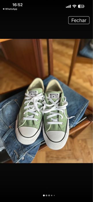 Tenis All-Star verdes Oliva como novos