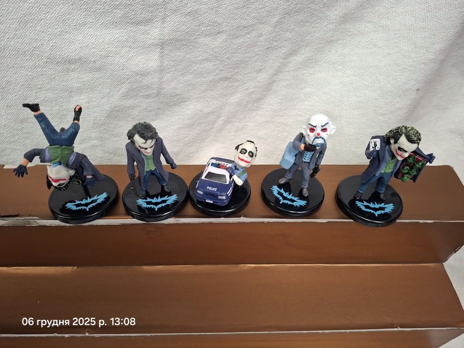 Джокер Joker фигурки на подставке 5 шт Темный рыцарь Хит Леджер