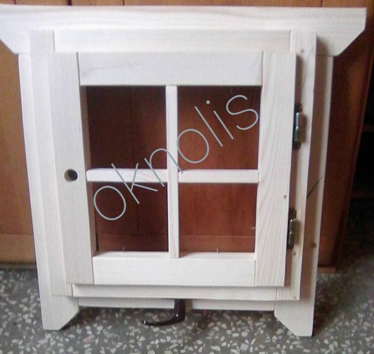 OKNO Bardzo ladne 40/40 z drewna swierkowego