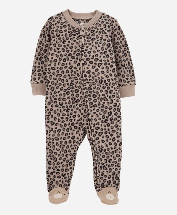 Флісовий чоловічок Carter's з леопардовим принтом 9 міс