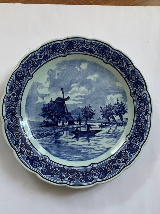 Декоративна настінна тарілка Delft