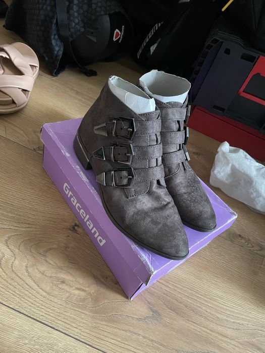 Botki sztyblety deichmann graceland 40 brazowe