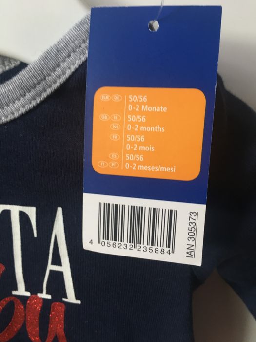 Body na święta lupilu 50/56 nowe