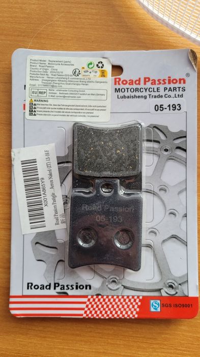Nowe klocki hamulcowe 05-193  yamaha aerox, Road Passion Pastiglie