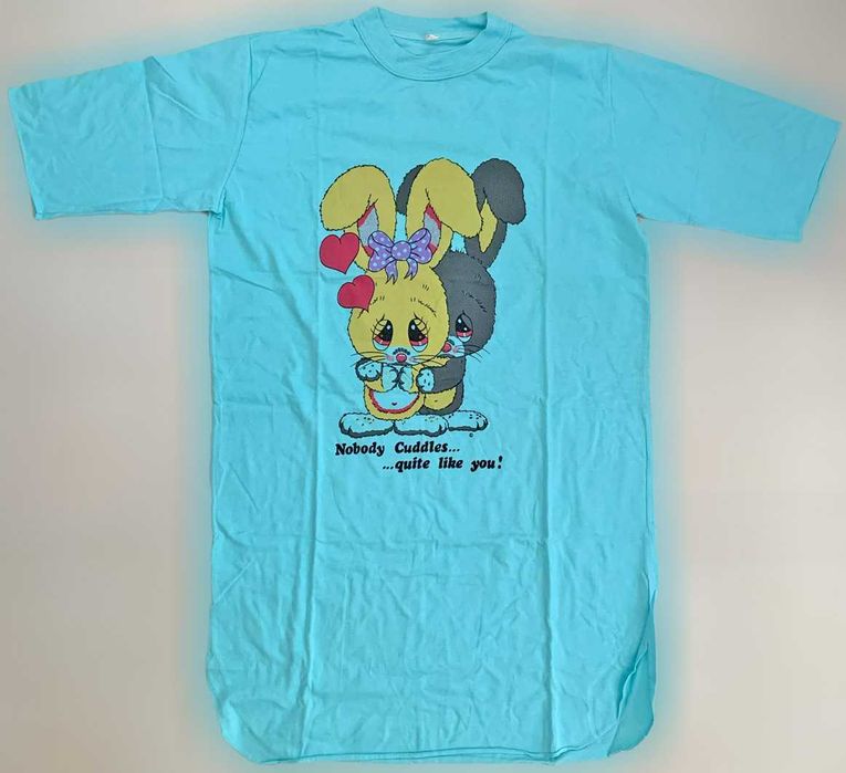 Túnica de Praia, Azul Estampada, Nova
