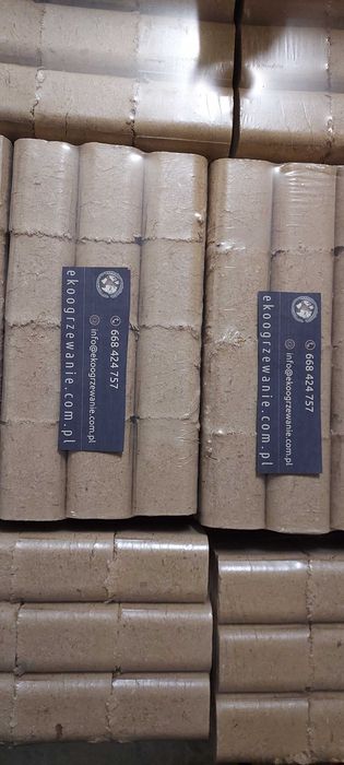 Brykiet lisciasty lub dębowy drzewny 1000kg