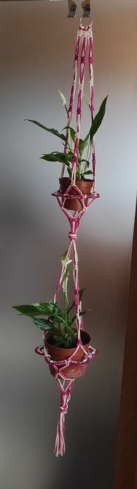 2 Suportes de macramé