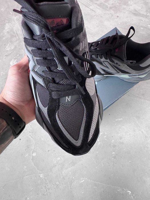 Кросівки New Balance 9060 Black Grey (36-45) Нью Беланс 9060 чорні