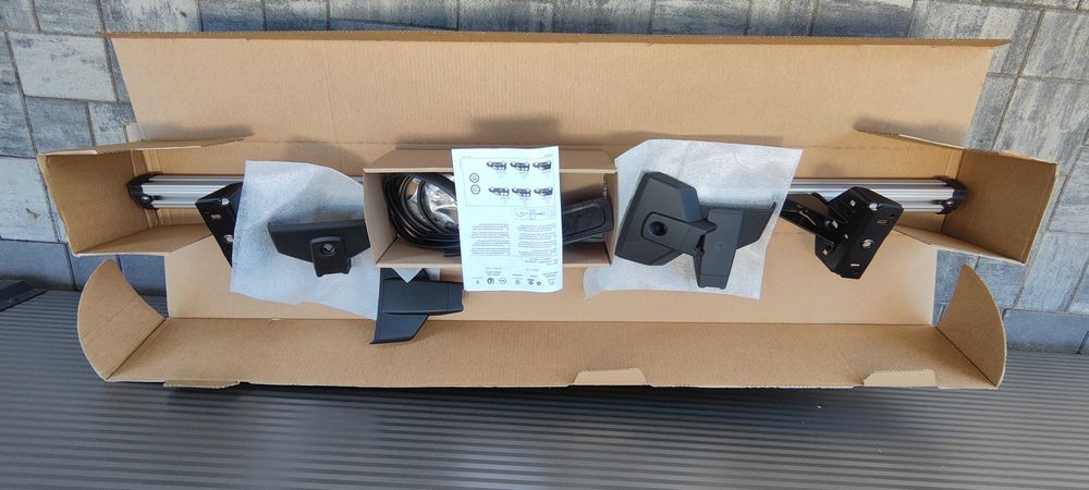 Belki Belka Dachowa relingi Berlingo Doblo Partner Combo komplet 3 szt