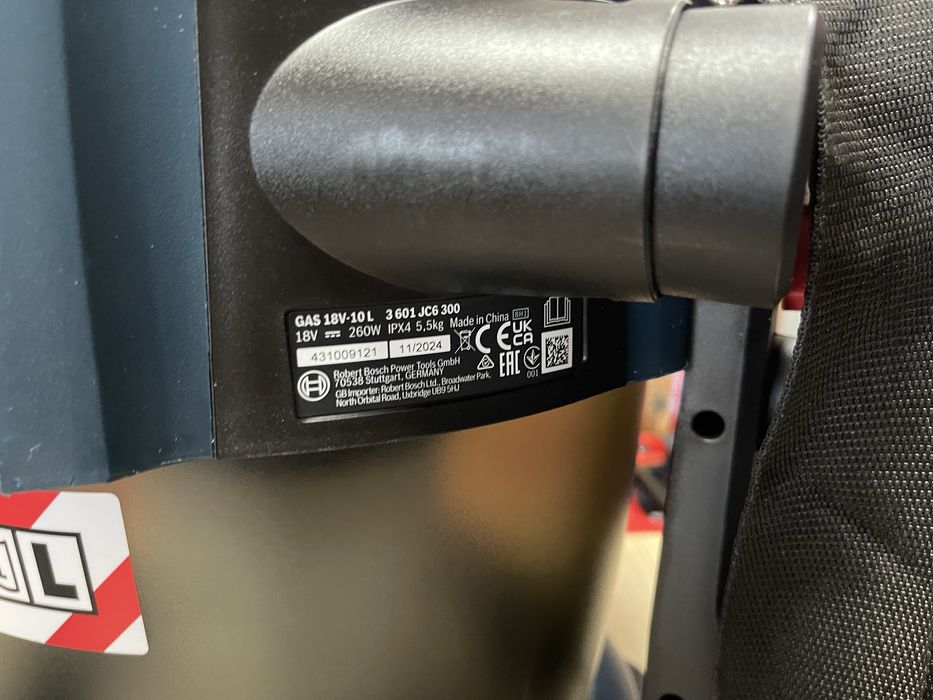 Bosch GAS 18V-10L / акумуляторний пилсосс Бош 18V