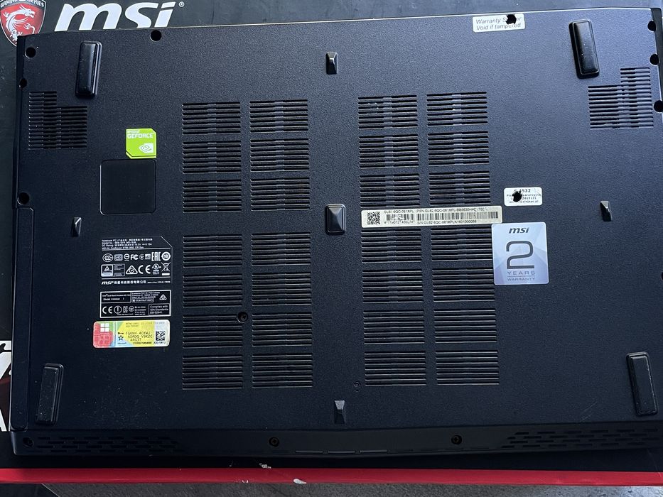 Laptop MSI GL62 16GB ram 1TB- dobry stan