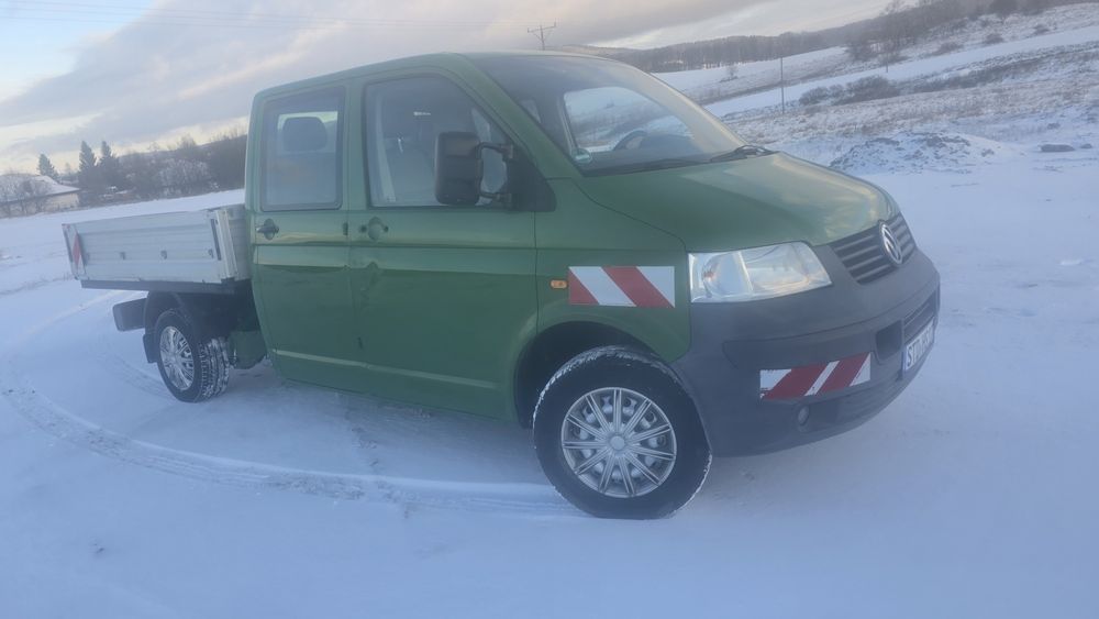VW transporer T5  6 osób wywrotka