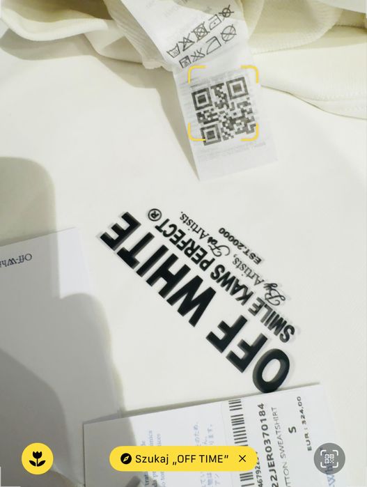 Off White bluza dresowa męska