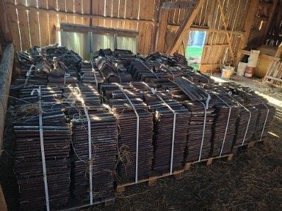 Dachówka ceramiczna poniemiecka rozbiórkowa