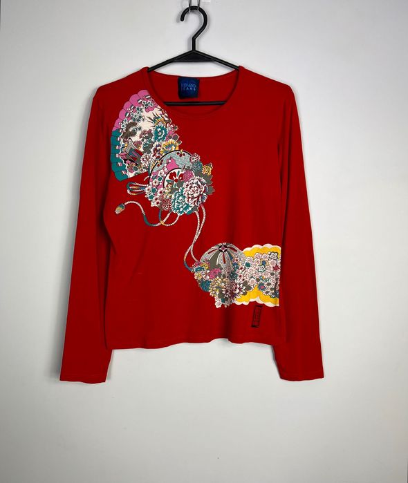 Longsleeve Bluzka Kenzo Jeans Azja Japonia Chiny
