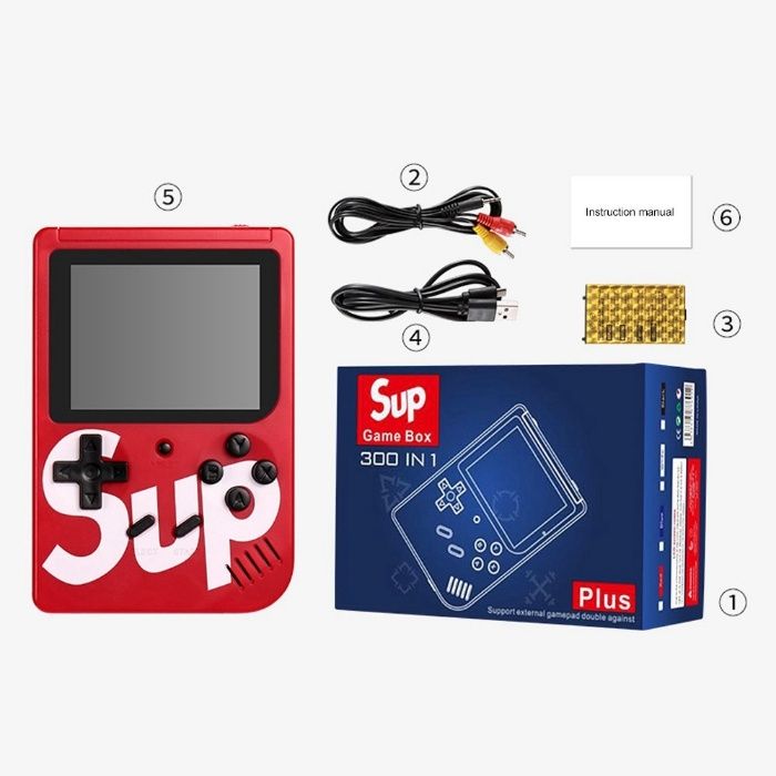 Consola Retro 400 em 1 Branca