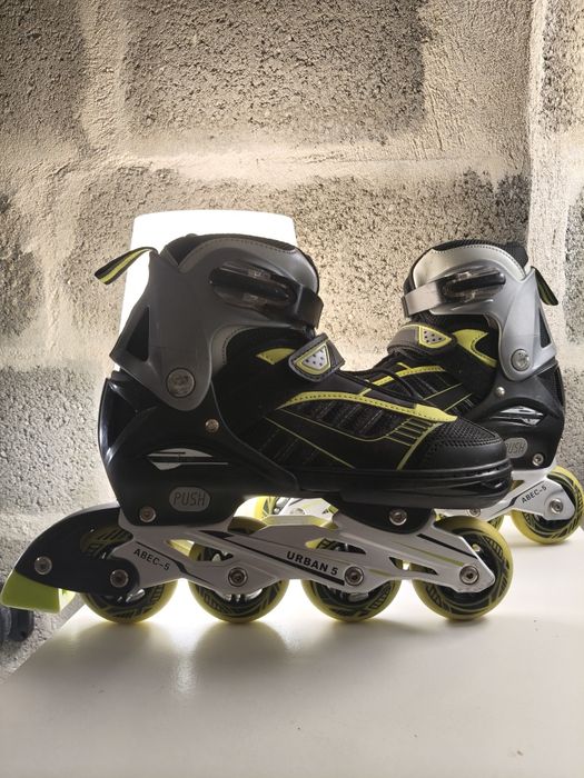 Patins em linha (quase novo)