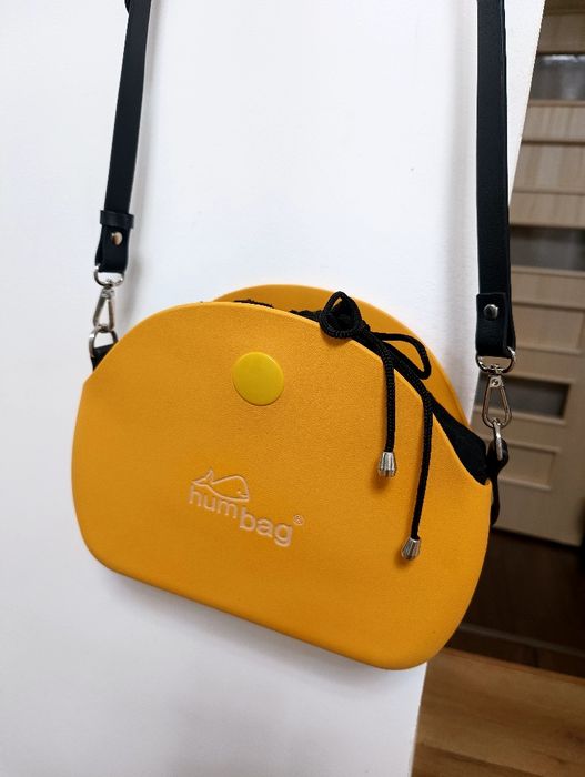 TOREBKA HUMBAG OBAG Handy Musztarda Black Komin