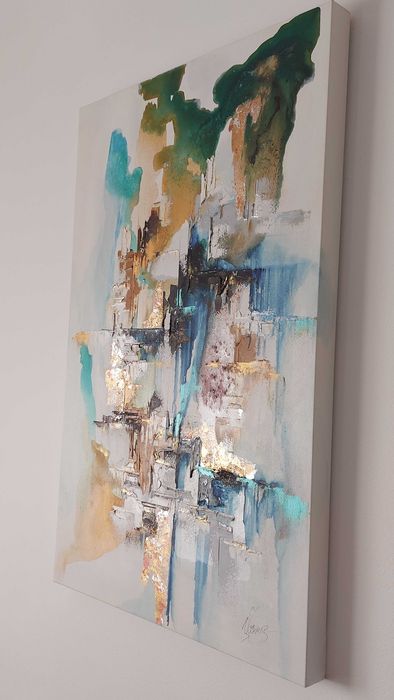 Quadro Pintado à Mão – Peça Única em Óleo sobre Tela