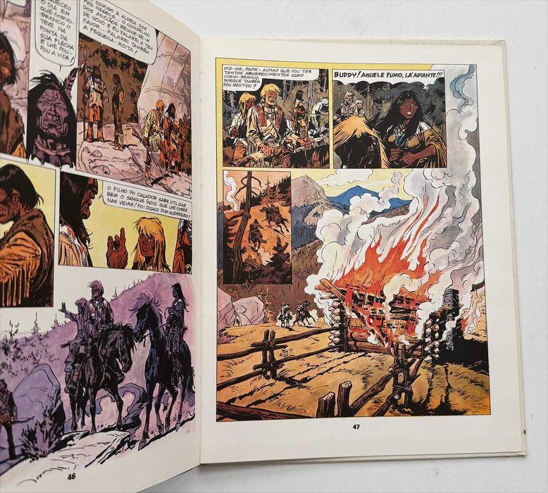 BD_Derib, Buddy Longway, O Guerreiro. Capa dura