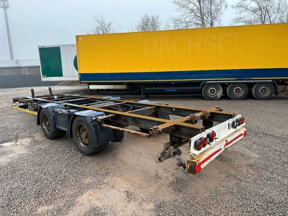 KRONE ZZW 18 Przyczepa TANDEM BDF laweta platforma rama rolnicza