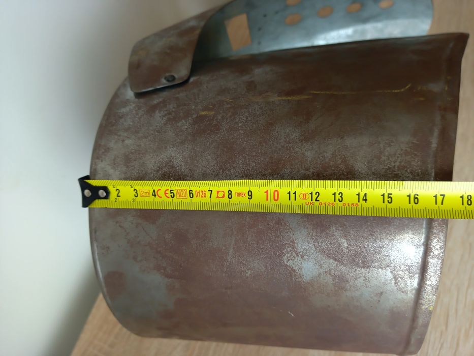 Hełm rycerski garnczkowy metalowy