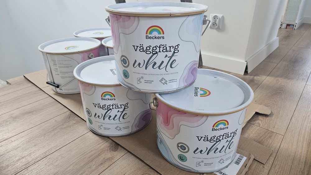 Farba Beckers White Vaggfarg 10 litrów