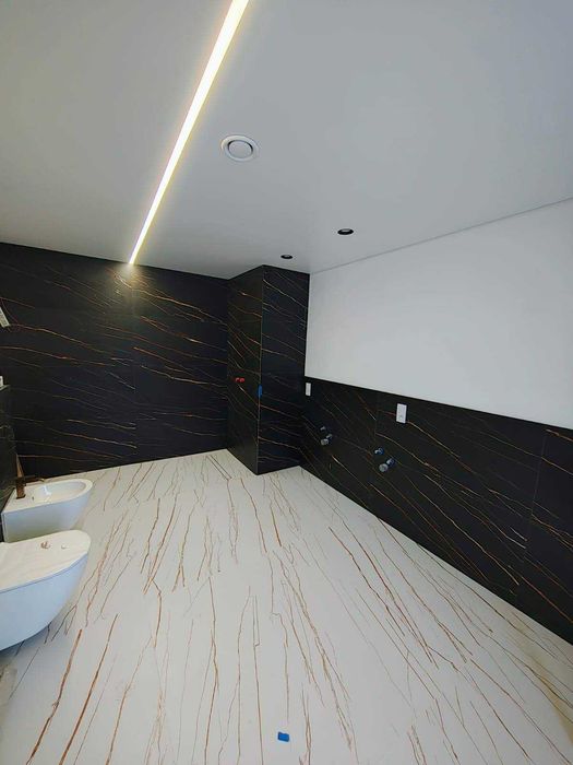 Gres Marquina graphite 60x120 black płytka lappato półpoler złota żyła
