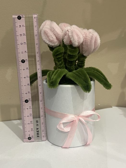 Mini tulipany z drucików kreatywnych