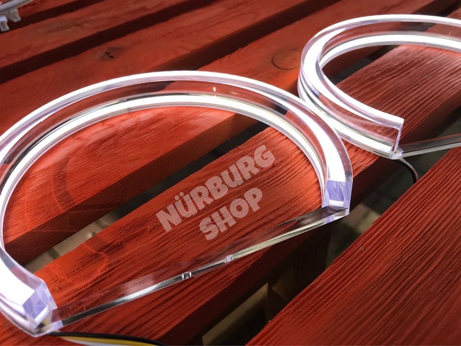 Хрустальные LED ангельские глазки белые оранжевые BMW E46 E36 E38 E39