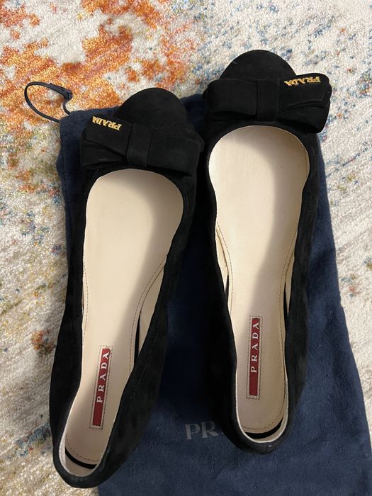 Nowe,Oryginalne baleriny Prada 40