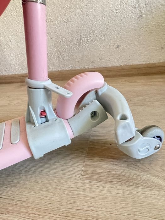 Самокат-трансформер MaxxPro kids дитячий 6в1 рожевий