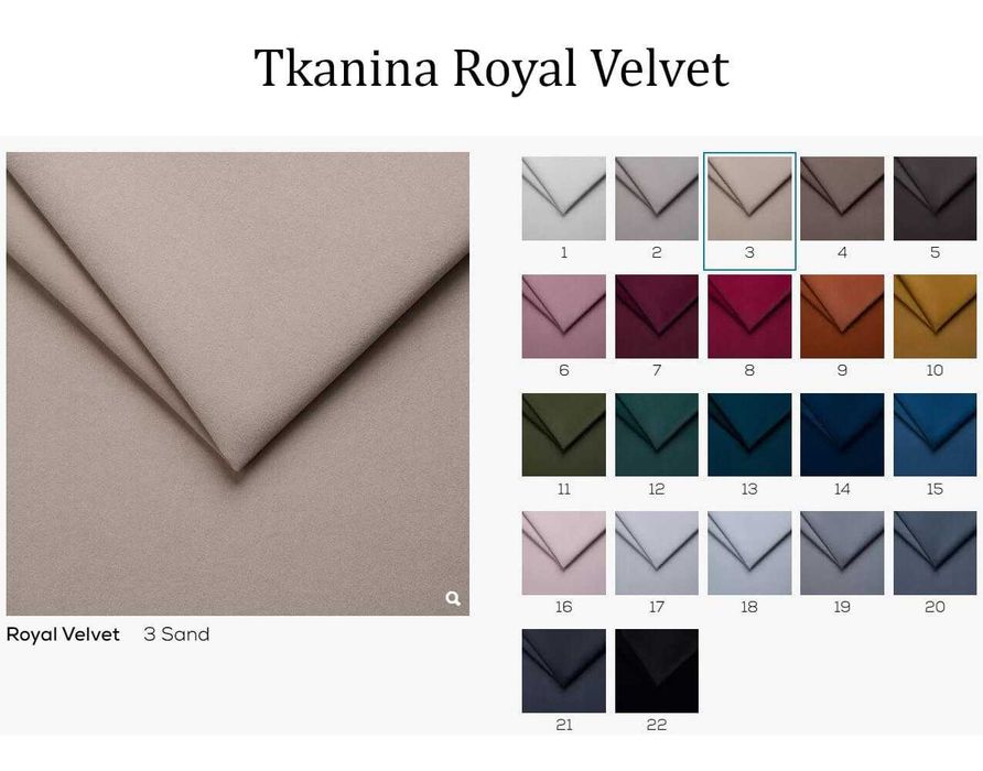 Sofa Kanapa Boston Chesterfield Pikowana Glamour VeroLux