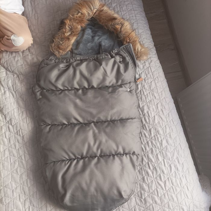 Śpiwór zimowy  szary