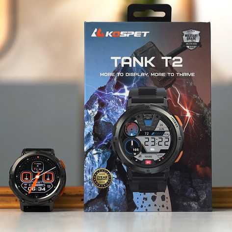 Годинник для військових  — ударостійкий, автономний Kospet Tank T2