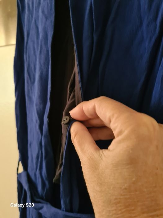 Macacão azul marca Zara